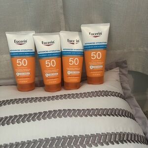Eucerin Advanced Hydration SPF 50 Sunscreen Lot